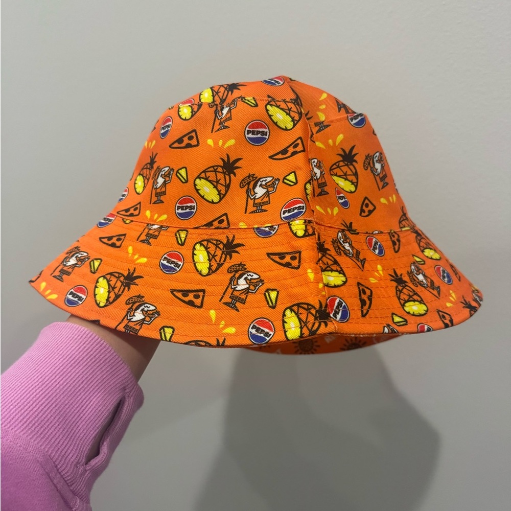 Reversible Hot N Ready Pepsi Floppy Sun Hat Cap